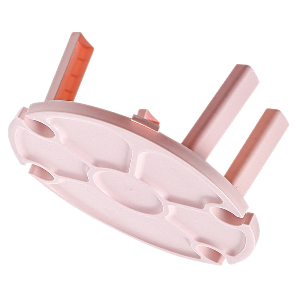 Raindrops Square Pink Plastic Table 1Pcs 11.8X11.8X5.5In Picnic Style Outdoor Furniture