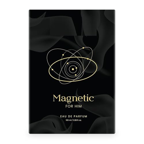 Mood Collection Magnetic Eau De Parfum for Him with Grapefruit, Jasmine and Vanilla |Premium, Long Lasting Fragrance Perfume for Men, 100 ML