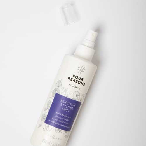 No nothing Very Sensitive Styling Mist - Fragrance Free Blow-Dry Styling Spray With Frizz Control, Non-Aerosol, Unscented, Anti-Humidity 100% Vegan - 8.5 fl oz