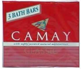 Camay Softly Scented Bath Bar Soap, Classic, 4.0 Oz Bars, 3 Each, By Camay