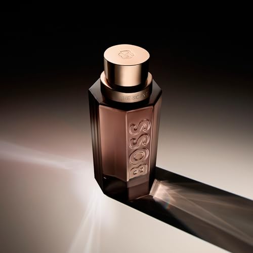 Hugo Boss The Scent Parfum – Ambery Men's Cologne – With Notes of Ginger, Maninka Fruit, Iris & Leather Accord – Luxury Perfumes for Men – Long Lasting Fragrance