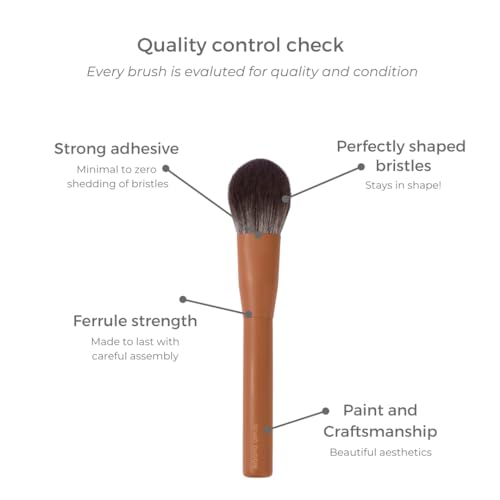 Makeup Brush Set- brush bubble full set makeup brushes for liquid foundation, powders, creams and shadows. 11 Piece Vegan, Silver-infused, soft luxury