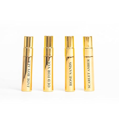 Mini Sample Collection Long Lasting Arabian Perfume for Women, EDP Mens Cologne with Fresh and Fruity Notes 5ml (5ml, Rose Sands)