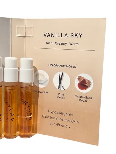 Skylar VANILLA SKY Women Sample Perfume EDP 1.5 ml / 0.05 oz - set of 3 - (4618)