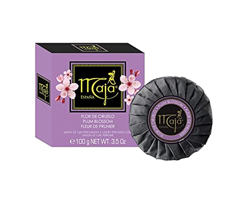 Maja Flor De Ciruelo Hand Soap | Plum Blossom Bar Soap, Bath Soap With Pleasant Scent That Has A Relaxing Effect; 3.5 Ounces