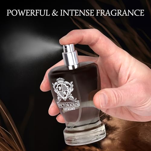 Victorious Extreme for Men Eau De Toilette - Formulated Using the Finest, Prime Ingredients - Fruity, Salty Fragrance - Black pepper & Fresh Orange Blossom - Packaged in a 100% Recycled Paper