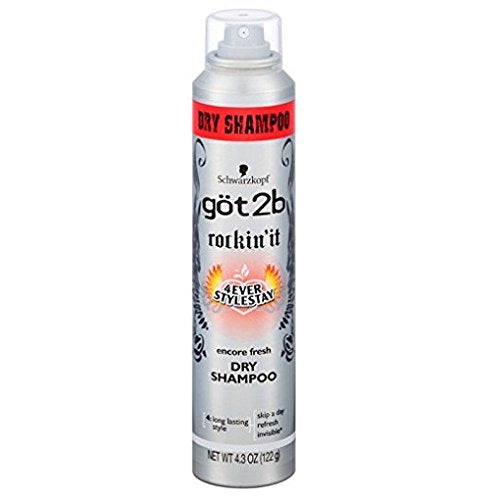 got2b Rockin' It Dry Shampoo, Encore Fresh 4.3 oz (Pack of 2)