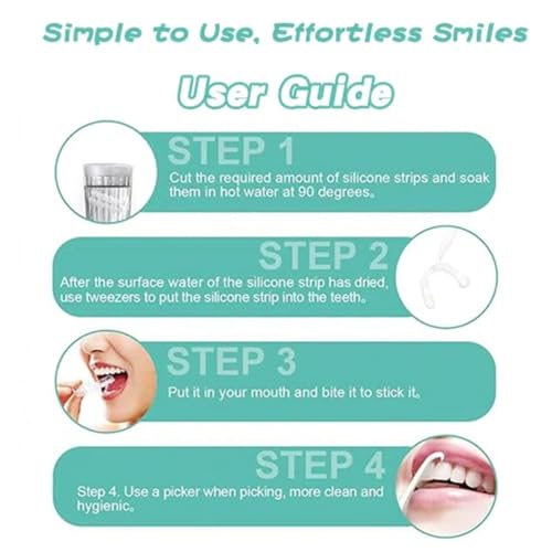 3 Pairs Fake Dentures Temporary Denture Teeth Snap-On Top and Bottom Teeth Covers for Men and Women Instant Confidence Smile Fix Easy-to-Use Fake Teeth for Missing or Broken