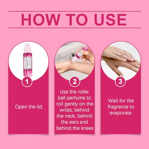 Raipult Crazy in Love Roll On Oil, 2PCS Pheromone Perfume For Women,Crazy in Love Pheromone Oil,Long-Lasting Portable Roll On Perfume