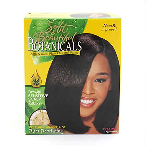 Soft And Beautiful Botanicals No-Lye Sensitive Scalp Relaxer, Course