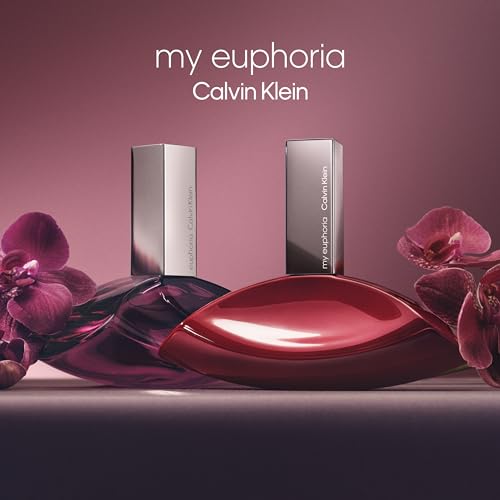 Calvin Klein My Euphoria Eau de Parfum – Women's Ambery Floral Perfume – With Notes of Blackcurrant, Orchid Flambé, Black Sesame, Vanilla & Woods – Long Lasting Fragrance