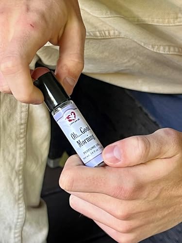 Oh...Good Morning Perfume Oil | .03 oz/10 ml Roll On Bottle with Organic Jojoba Oil | Made in Santa Barbara California (Oh...Good Morning)