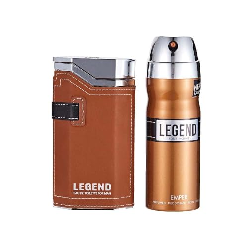 Emper Legend Men Eau De Toilette 100 ml + 200 ml Deodorant Combo Gift Set