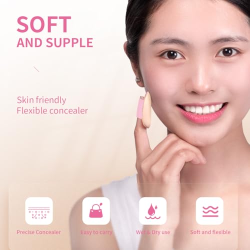 MAANGE Makeup Brush Set 17Pcs Makeup Brushes Foundation Contour Powder Blush Concealer Double-ended Eyeshadow Brush Set for Liquid, Cream, Powder (Pink)