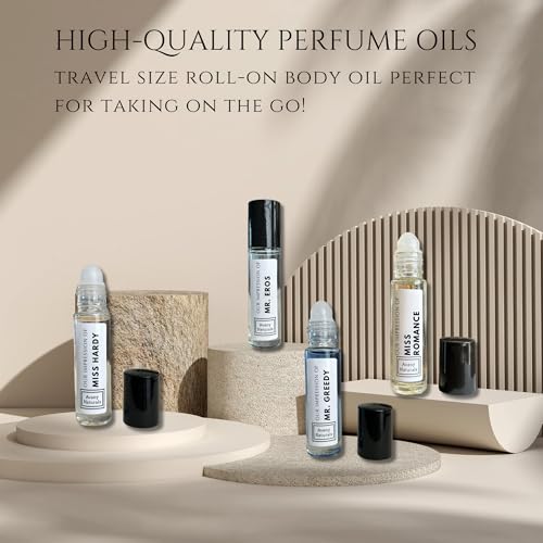 Cologne Oil For Men - Scented Perfume Body Oil, Type For Man Alt Fragrance, Roll On Glass Bottle, Travel Size Cologne (Wood Sage & Sea Salt)