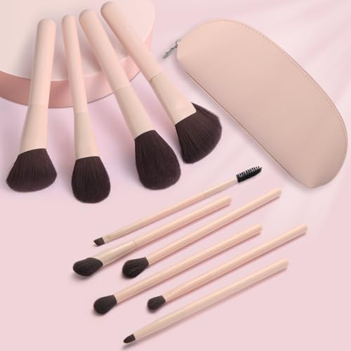 Makeup Brushes 10pc, Makeup Brush Set Foundation Bronzer Contour Eyeshadow Blush Concealer Make Up Brushes