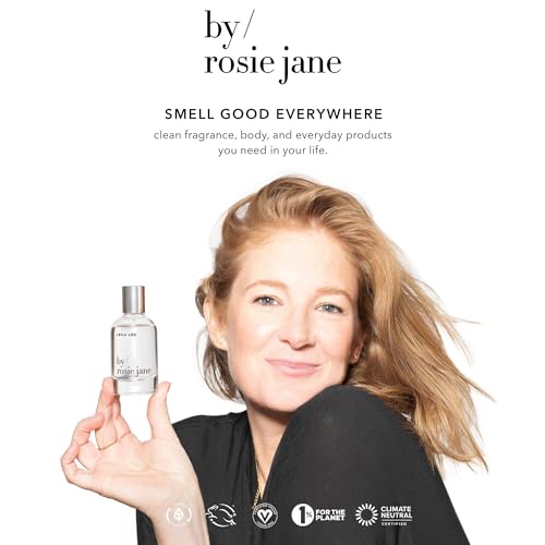 By Rosie Jane Eau De Parfum Travel Spray (James) - Clean Perfume for Women - Essential Oil Mist with Notes of Fig, Amber & Gardenia - Women's Fragrances (7.5ml)