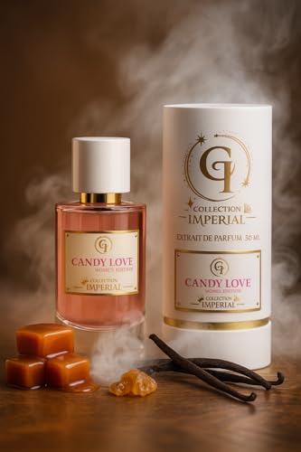 Candy Love Perfume for Women β Sweet & Addictive Vanilla Caramel Scent β Long Lasting French Extrait de Parfum β Luxury Gift Box Presentation β 1.7 FL OZ