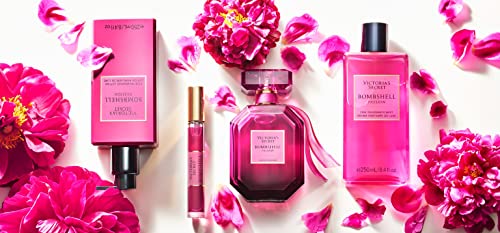 Victoria's Secret Bombshell Passion Eau de Parfum, Notes of Sparkling Cassis, Queen Peony & Fuchsia Rose, Perfumes for Women (1.7 oz)