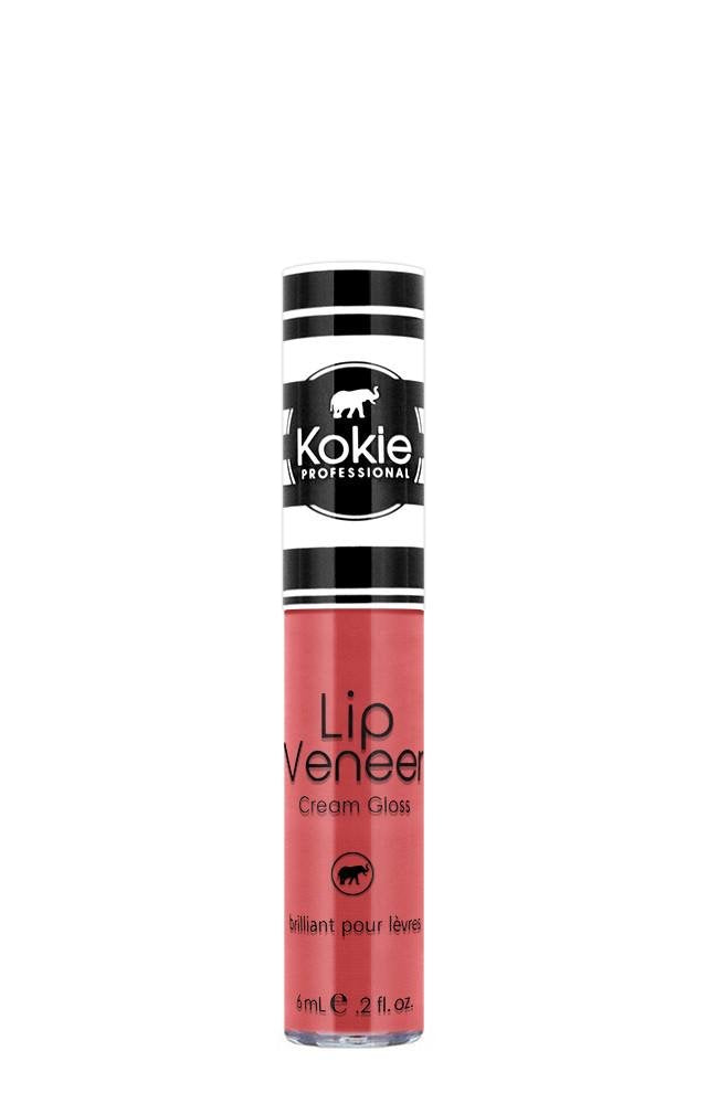 Kokie Cosmetics Lip Veneer Cream Lip Gloss, Thrilling, 0.2 Fluid Ounce