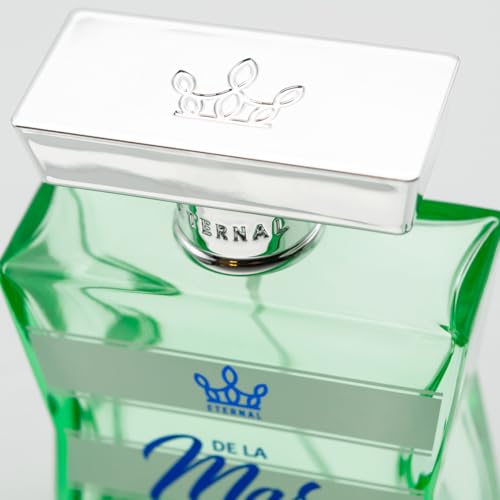Eternal De La Mar - Inspired by Pacific Chill - 3.4 oz (100ml) - Eau de Parfum - Long-lasting - Vegan - Clean Ingredients - Unisex Perfume for Men & Women - 2000 sprays per bottle