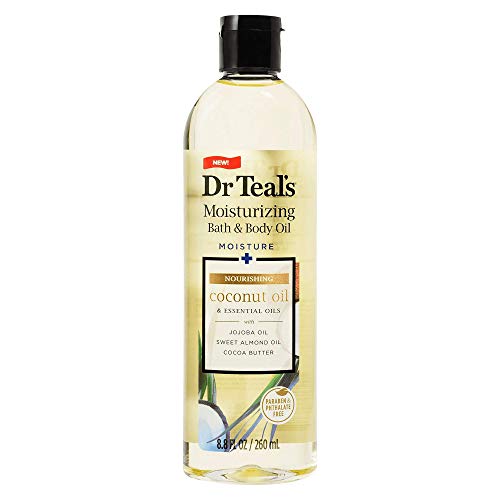 Moisturizing Nourishing Bath & Body Essential Oil, Coconut Oil, 8.8 Fl Oz (Pack Of 2)