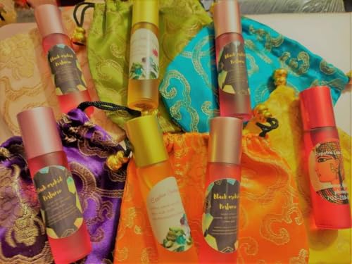 DR. MONICA'S NATURAL PERFUME 10ML- Luxury Fragrance - Long Lasting Artisan Perfume With Notes Of Jasmine, Rose, Plumeria And Hibiscus (Black Orchid)