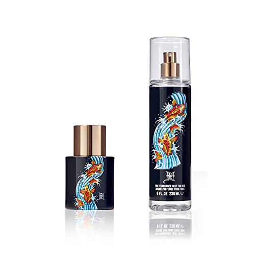 Ed Hardy Fragrance Mist, Koi Wave, Body Spray for Men & Women, 8.0 fl oz