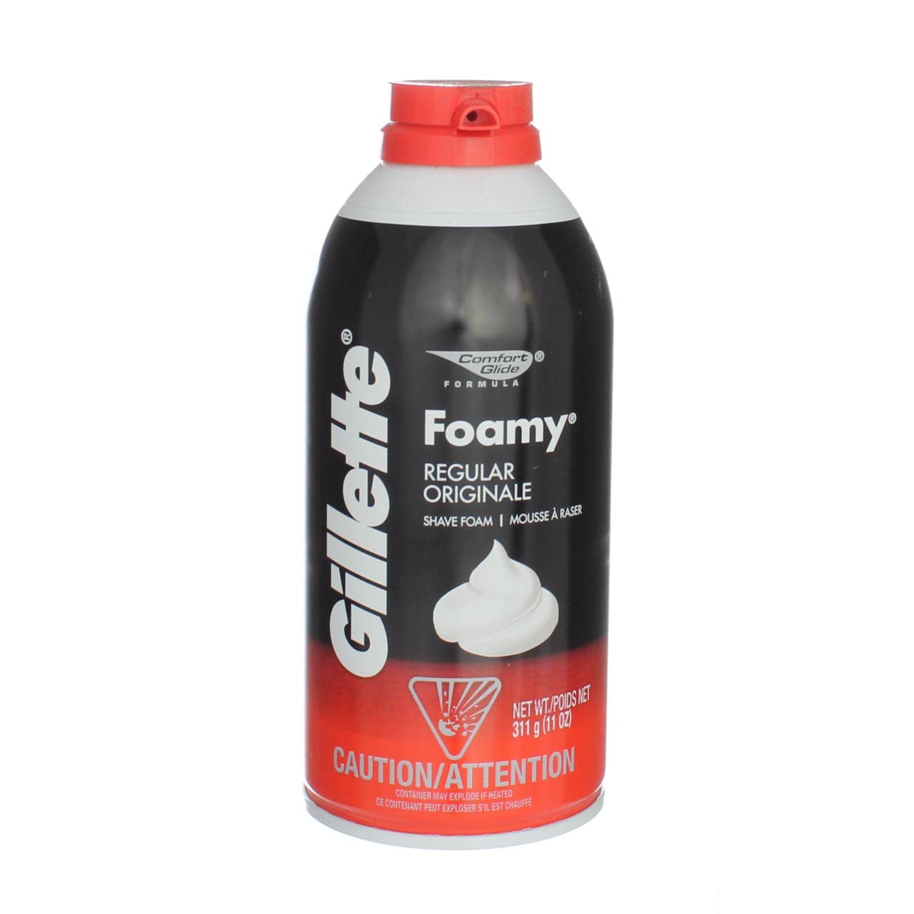 Gillette Foamy Shave Foam Original 11 Ounce (325ml) (2 Pack)