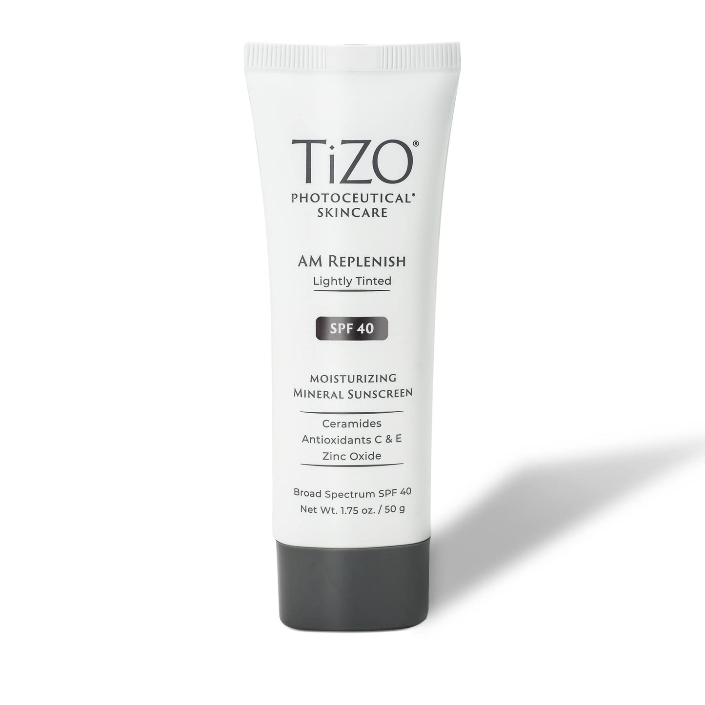 Tizo Photoceutical Am Replenish Lightly Tinted Creams, Gels, & Lotions Spf 40, 1.75 Fl Oz