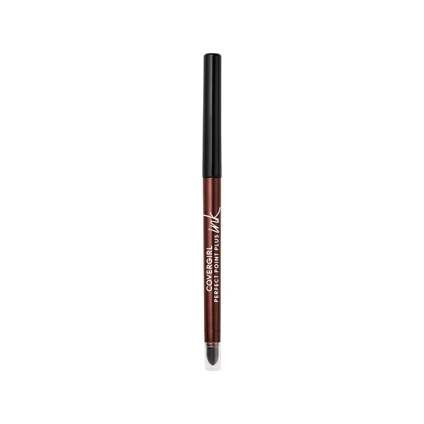Covergirl Perfect Point Plus Ink Gel Eye Pencil, Pigmented, Long-Wearing, Vegan Formula, Dazzling Burgundy 295, 0.01Oz
