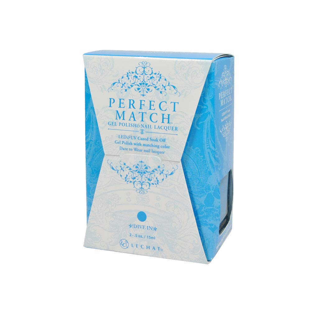Lechat Perfect Match Gel Polish, Dive In, 0.5 Fluid_Ounces, Pms199