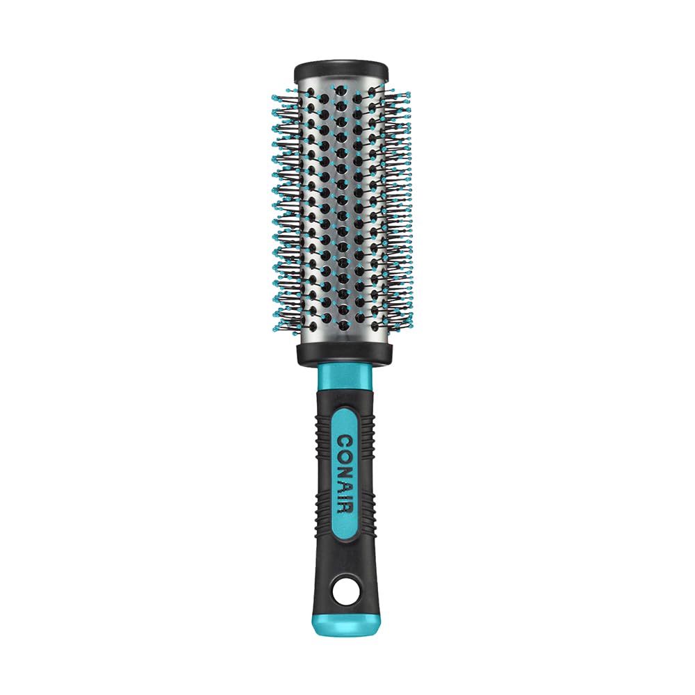 Conair Salon Results Round Hair Brush - Hair Brush Blow Dryer - Large Round Brush For Blow Out - Nylon Bristles - Ideal For Long