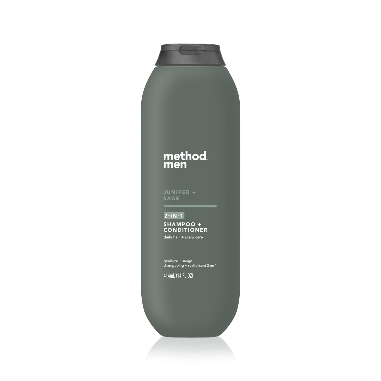 Method Men 2-In-1 Shampoo + Condtioner, Juniper + Sage, 14 Ounces.