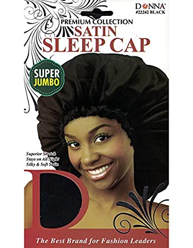 Donna Collection Satin Sleep Cap, Super Jumbo
