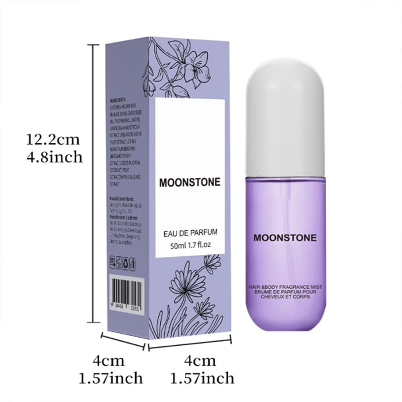 Vanilla Hair & Body Mist Spray – Long-Lasting Fragrance Mist Body Heavy Cream Vanillas Hair Perfume Cream Duo Mist Body Spray for Women & Men, Mini Size 50ml / 1.69 Fl Oz (vanilla cocount)