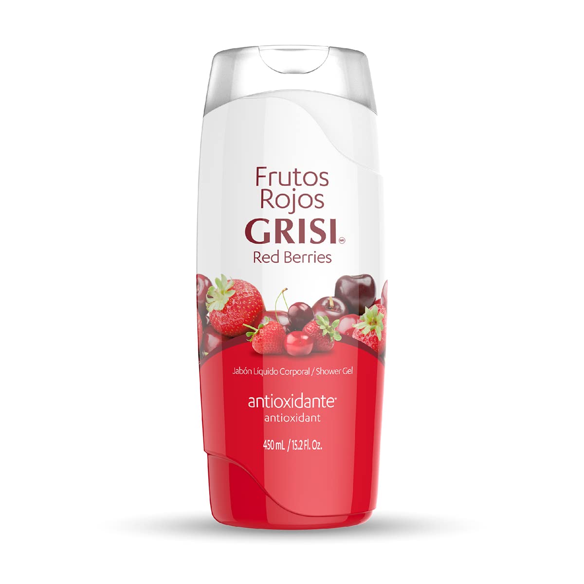 Grisi Frutos Rojos Shower Gel | Cleansing Body Wash For Aging Skin, Bath Soap With Red Berry Helps Give A Youthful Appearance; 1