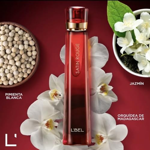 Made In Colombia Boutique L'bel SATIN ROUGE Eau de Parfum pour Femme - Perfume by L'BEL PARIS 1.7 Oz (1.7 Oz)