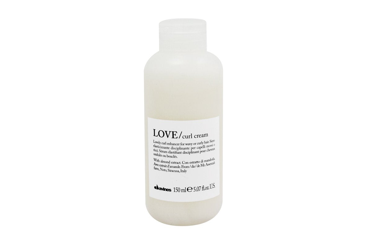 Davines Love Curl Cream, Weightless Curl Defining Leave-On Serum For Curly And Wavy Hair, Residue-Free Softness And Shine, 5.07