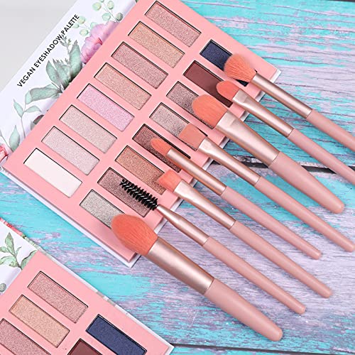 Vegan Organic Eyeshadow Palette - 16 Colors Highly Pigmented Metallic Colorful Long Lasting Nude Shimmer