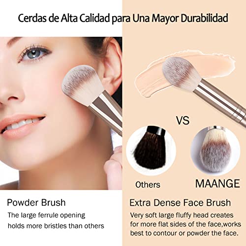 Make up Brushes, 20 Pcs Professional Makeup Brushes Set Foundation Eyeshadow Blush Brush,Travel Kabuki Blending Concealers Face Powder Eye Makeup Brush Sets with Gift box