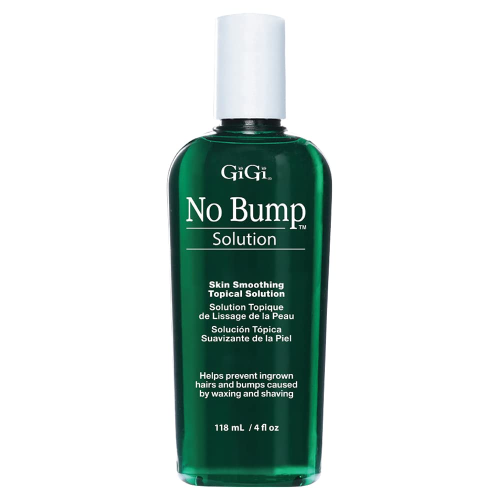 GiGi No Bump Skin-Smoothing Topical Solution, Helps Prevent Razor Burns, Hair Bumps, and Ingrown Hair After Waxing or Shaving, S