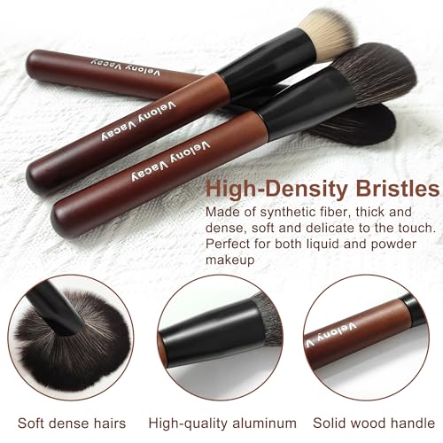 Makeup Brush Set, 10Pcs Makeup Brushes Set Professional, Premium Synthetic Powder Foundation Eyeshadow Highlight Lip Blending Eyebrow Liner Travel Makeup Brush Set
