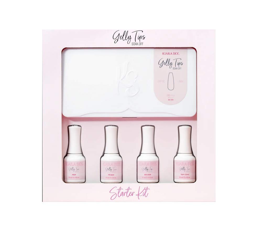 Kiara Sky Gelly Tips Starter Kit Short (Coffin Medium)