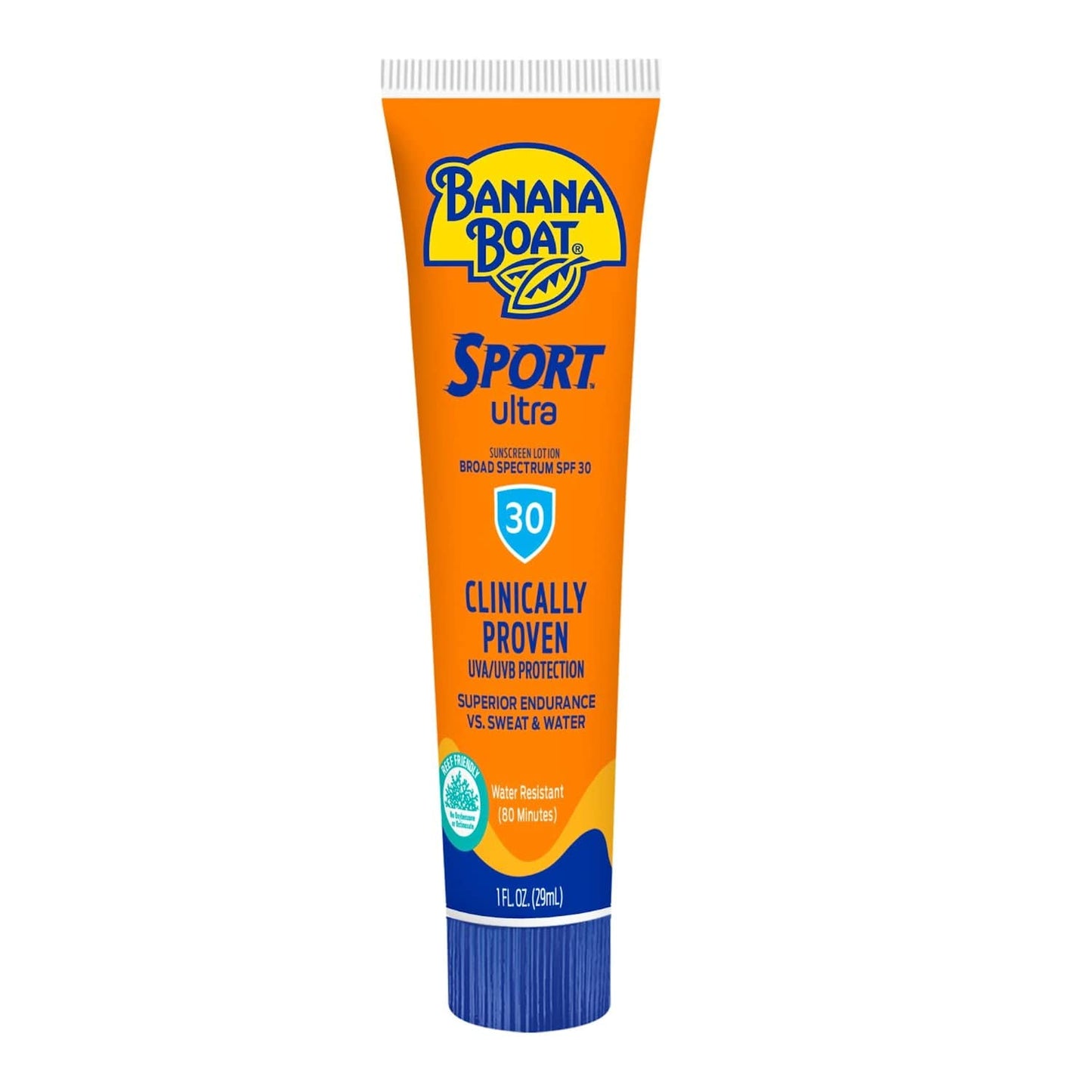 Banana Boat Sport Performance Sunscreen Lotion 30 Spf 1 Oz (Pack Of 6)