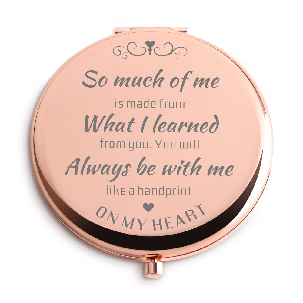 Dyukonirty Teacher Gifts For Women From Student Rose Gold Compact Mirror Teachers Day Gifts Thanksgiving Gifts Birthday Gifts We