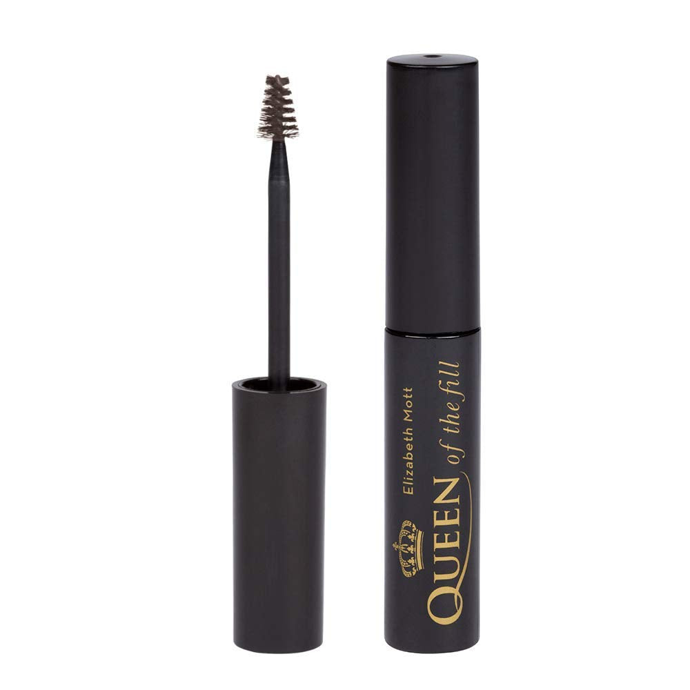 Elizabeth Mott Eyebrow Gel Makeup - Queen Of The Fill Brow Tint And Filler - Brush To Fill In Eyebrows And Cover Gray Hairs, Wat