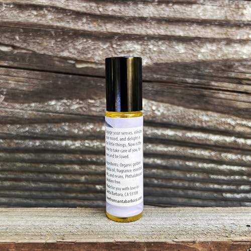 Oh...Good Morning Perfume Oil | .03 oz/10 ml Roll On Bottle with Organic Jojoba Oil | Made in Santa Barbara California (Oh...Good Morning)