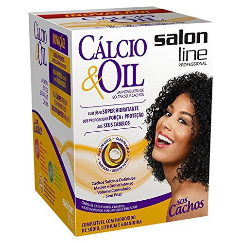 Linha Transformacao (Guanidina) Salon Line - Kit Calcio & Oil (1 Creme Relaxante 215 Gr, 1 Oleo Super Hidratante 30 Ml, 1 Liquid