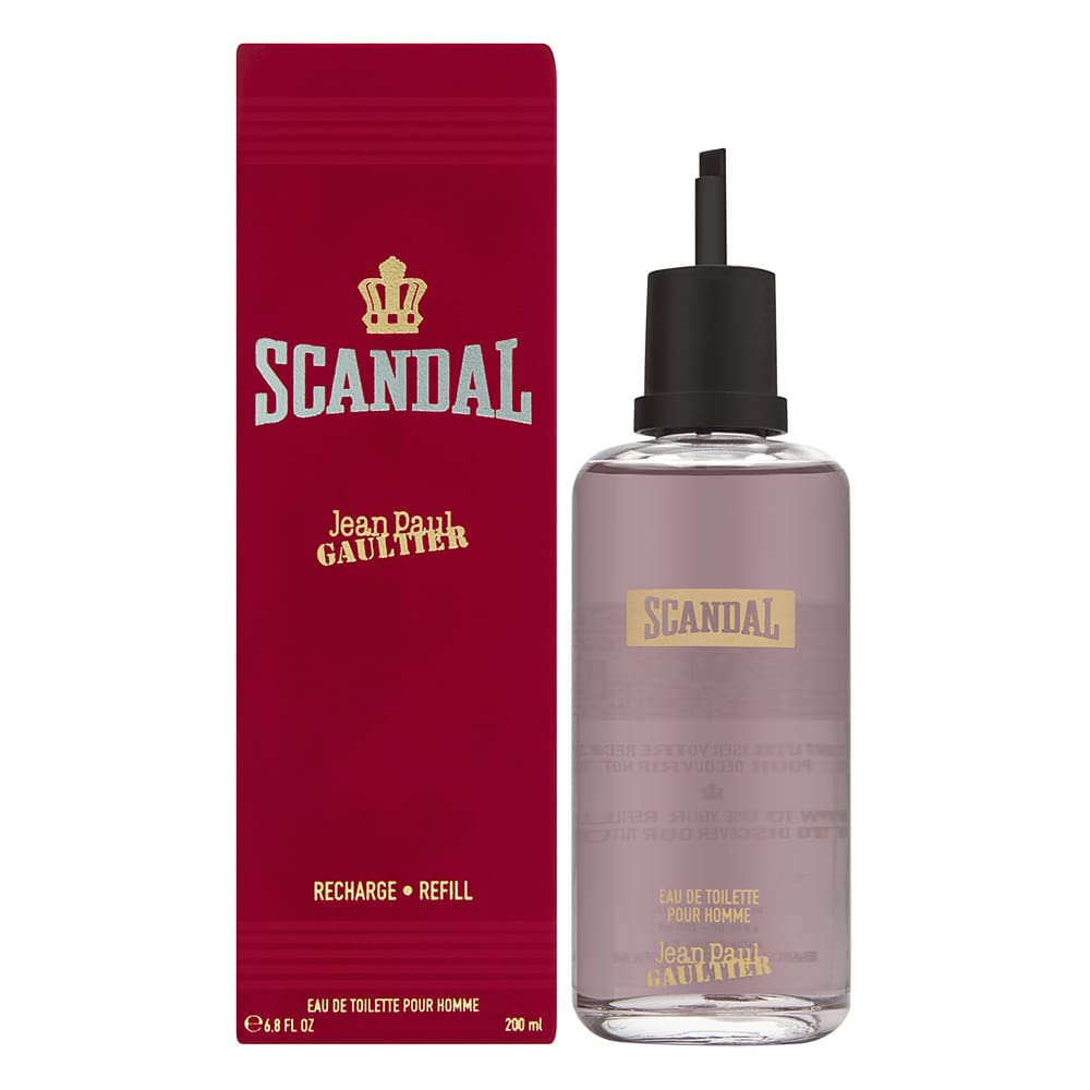 Scandal By Jean Paul Gualtier For Men 6.8 Oz Eau De Toilette Recharge Refill